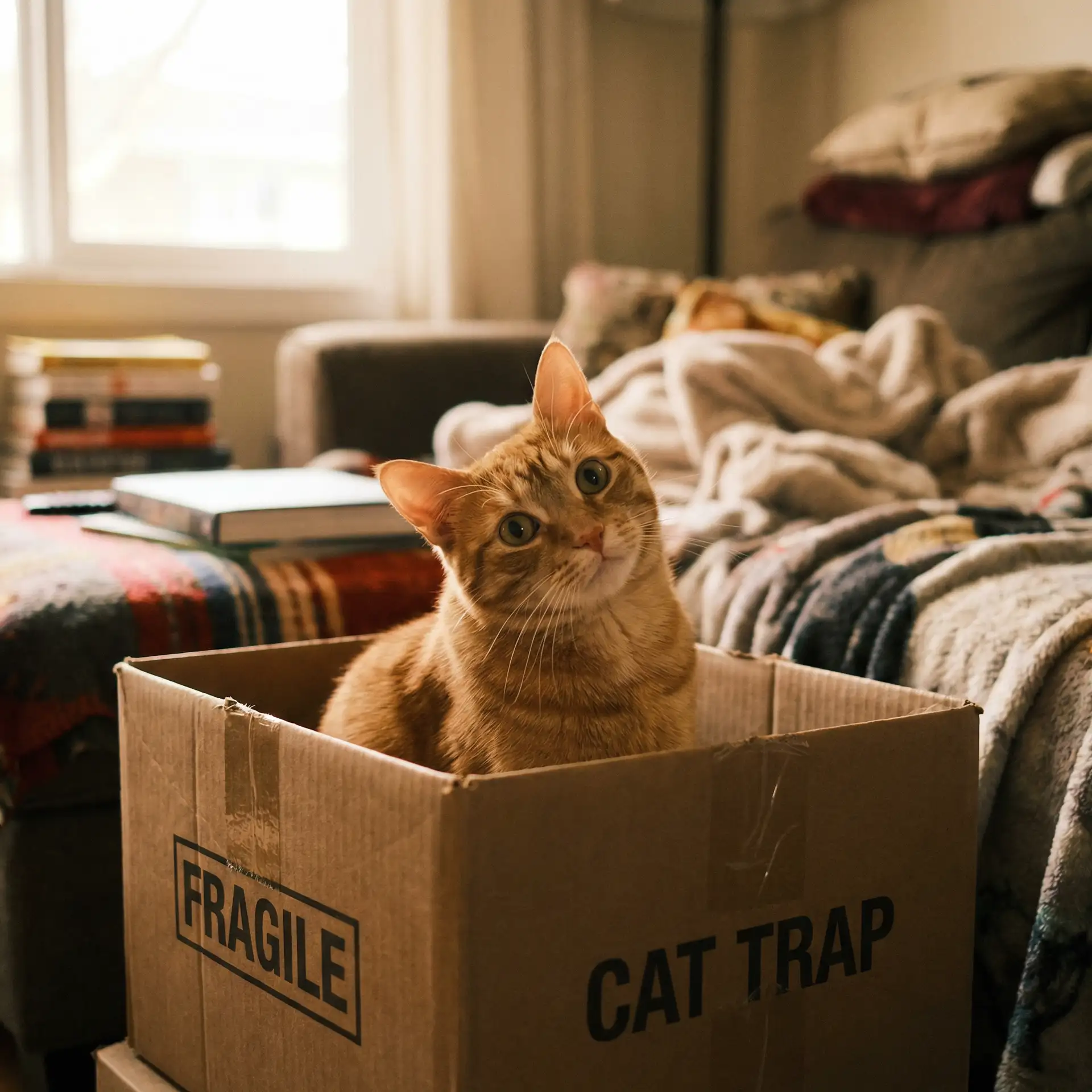 橘猫躲在纸箱里 - 女人天堂高清在线播放